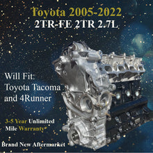 Load image into Gallery viewer, Toyota 2TR-FE 2.7  ENGINE long block fully loaded limited 3 year warranty

