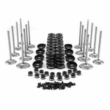 Load image into Gallery viewer, SBC Small Block Chevy 350 Cylinder Heads Build Kit Valves Springs Keepers 7/16
